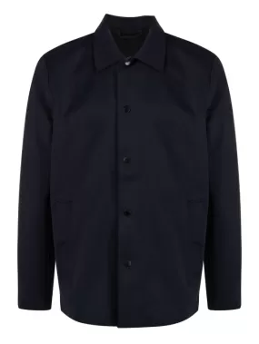 Alpha Tauri WROTE logo button-up shirt jacket