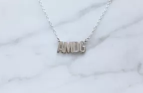 AMDG (Sterling Silver)