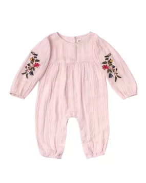 Amelie Playsuit  - Baby Pink