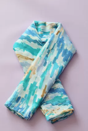 Amy Scarf in Blue