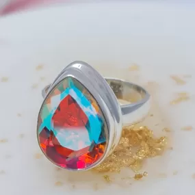 Angel Aura Quartz ring size 8