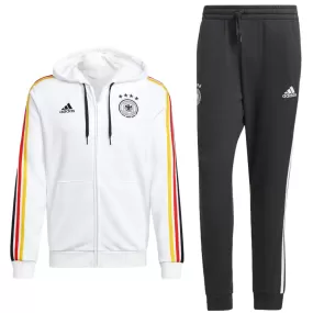 Germany Casual 3S hooded presentation tracksuit 2024/25 - Adidas