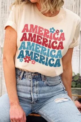 Groovy America Graphic T-Shirt