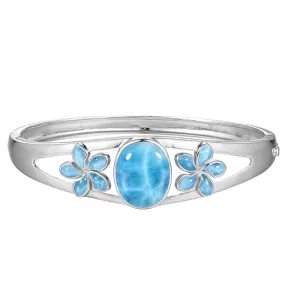 Larimar Plumeria Moana Bangle