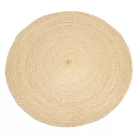 Novica Double Braided Circles Palm Fiber Floor Mat