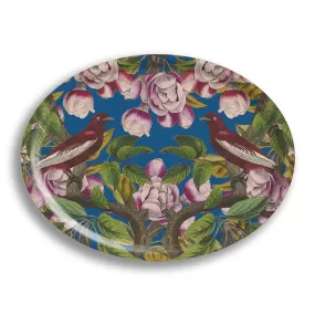 'Ruby Birds' Birchwood Tray Collection