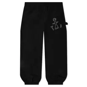 Twisted Joggers - Black