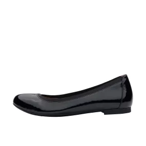 Vionic Womens Anita Flat Black Patent