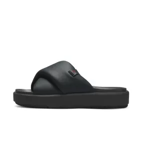 WOMENS AIR JORDAN SOPHIA SLIDE - OFF NOIR/BLACK-FIRE RED